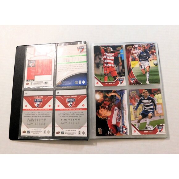 FC Dallas Soccer Team Card Binder 30 Cards 9 Signed Upper Deck - Picture 3 of 11